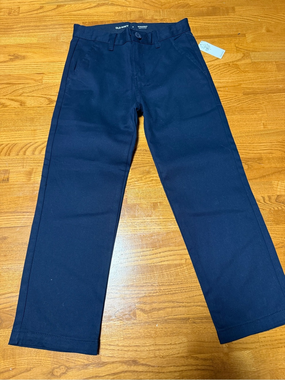 Old Navy Boys Navy Straight Dress Pants